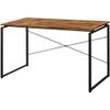 BOWERY HILL Contemporary Wood Desk in Oak & Black view 1