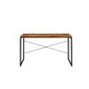BOWERY HILL Contemporary Wood Desk in Oak & Black view 2