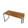 BOWERY HILL Contemporary Wood Desk in Oak & Black view 3