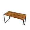 BOWERY HILL Contemporary Wood Desk in Oak & Black view 4