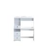 BOWERY HILL Contemporary Desk Table in White view 2
