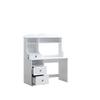 BOWERY HILL Contemporary Desk Table in White view 4