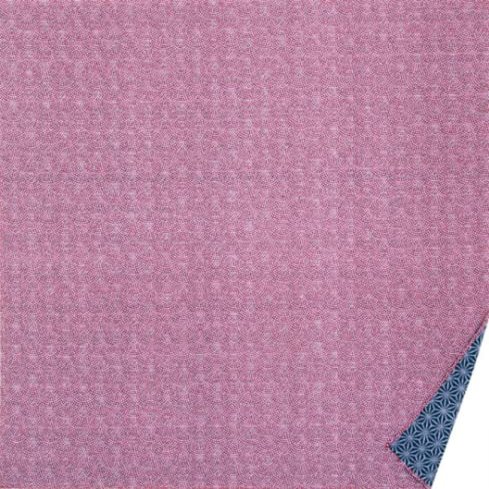 50cm 90cm 105cm Japanese Furoshiki, Cotton Fabric, Wrapping Cloth, Handmade Gift, Kyoto Souvenir, Reversible, Japanese Tradition Pattern (105cm, Deep Red  Navy Blue)