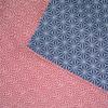 50cm 90cm 105cm Japanese Furoshiki, Cotton Fabric, Wrapping Cloth, Handmade Gift, Kyoto Souvenir, Reversible, Japanese Tradition Pattern (105cm, Deep Red  Navy Blue) view 2