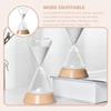 Cabilock 1set Elegant Decorative Sand Timer Beech Base Multi-Function Sand Clock for Home Decor Unique for Birthdays and Special Occasions view 4