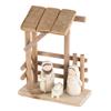 Melrose International Wooden Creche Nativity Scene 9" H view 1