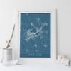 MG Global - Madison Map Print- Line Art City Map Poster - Madison Wisonsin Map - Minimalist Art - Print City Map Madison Wi Map - Wall Art Decor view 1