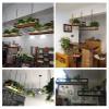 Ceiling Shelf Flower Pot Rack Storage, Ceiling Hanging Flower Stand, Creative Wrought Iron Plant Display Stand (Size : 40X25X15CM) view 4