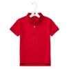 12 inch Wide Reinforced Clear Plastic Child Shirt Hangers with Swivel Hook and Notched Shoulders (Quantity 100) (Clear, 100) view 2