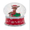 100MM Rudolph in Present Water Globe view 1