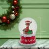 100MM Rudolph in Present Water Globe view 3