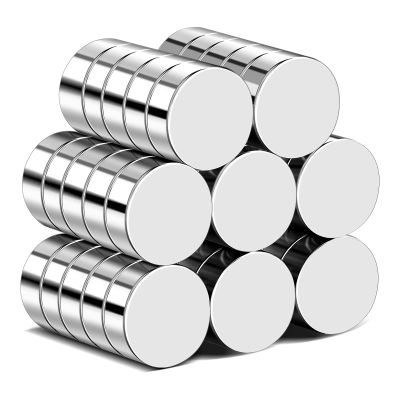 TRYMAG 40Pcs Small Rare Earth Refrigerator Magnets, 8x3mm
