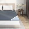 Avenco Gel Memory Foam Mattress Topper, Full Size Mattress Topper 2 Inch, Cooling Mattress Topper Full Size Bed with Breathable & Washable Cover, Gel-infused CertiPUR-US Foam for Pressure-Relief, Grey view 1