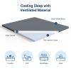 Avenco Gel Memory Foam Mattress Topper, Full Size Mattress Topper 2 Inch, Cooling Mattress Topper Full Size Bed with Breathable & Washable Cover, Gel-infused CertiPUR-US Foam for Pressure-Relief, Grey view 3
