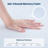 Avenco Gel Memory Foam Mattress Topper, Full Size Mattress Topper 2 Inch, Cooling Mattress Topper Full Size Bed with Breathable & Washable Cover, Gel-infused CertiPUR-US Foam for Pressure-Relief, Grey view 4