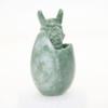 1pc 2.3" Natural Green Stone Carved Baby Dragon Dragon Egg Crystal Healing Realistic Energy Reiki Gemstone Collectible Figurine view 3