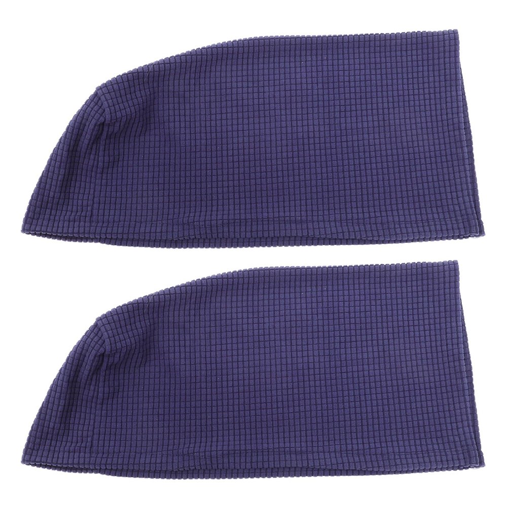 FOMIYES 2pcs Sofa Armrest Covers - Slip Stretch Couch Armrest Covers Furniture Armchair Protector Slipcovers Arm Guard Sleeve for Chairs Recliner Dogs Cats Pets Cloth