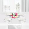 12 Pack Silver Satin Table Runner 12 x 108 Inches Long | Bright, Smooth and Silky Table Decor for Birthday Party Wedding Banquet Decorations - Silver view 2