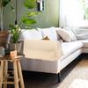 FOMIYES Universal Elastic Sofa Armrest Covers - Beige Couch Arm Protectors for Home, Office, and Furniture Decor, Anti-Slip Polyester Slipcovers, 16.92 X 7.87 X 6.69 Inches, 2pcs view 3