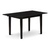 Pemberly Row Rectangular Wood Dining Table in Black, 29" H x 32" W x 54" D view 1