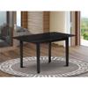 Pemberly Row Rectangular Wood Dining Table in Black, 29" H x 32" W x 54" D view 2
