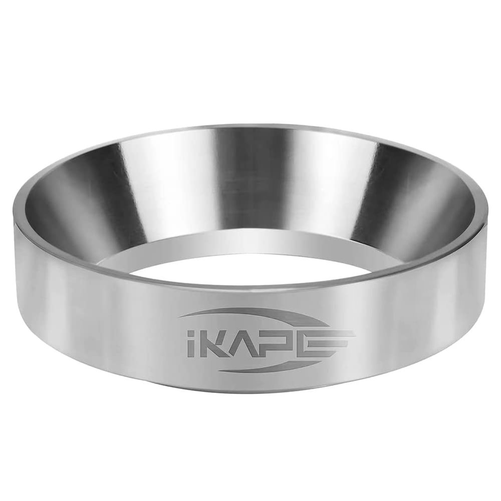 54mm Espresso Dosing Funnel, Stainless Steel Coffee Dosing Ring Compatible with 54mm Breville Portafilter Series