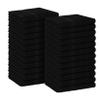 Avalon Towels Salon Towel - Black Hand Towels Bulk Pack of 24 - 100% Cotton Absorbent Spa, Facial & Gym Towel for Working Out - 16x27 Inches (Not Bleach Proof) view 1