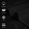 Avalon Towels Salon Towel - Black Hand Towels Bulk Pack of 24 - 100% Cotton Absorbent Spa, Facial & Gym Towel for Working Out - 16x27 Inches (Not Bleach Proof) view 2
