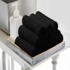 Avalon Towels Salon Towel - Black Hand Towels Bulk Pack of 24 - 100% Cotton Absorbent Spa, Facial & Gym Towel for Working Out - 16x27 Inches (Not Bleach Proof) view 3