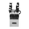 Cuisinart 15-Piece Knife Set with Block, High Carbon Stainless Steel, Forged Triple Rivet, Black/Gray C77BTR-15PG view 2