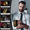 Doublewhale Boss Gifts - Best Boss Day Gifts for Men - Office Appreciation Gift for Manager Leader Mentor Birthday Christmas, Large 18 Oz Metal Glaze Ceramic Mug with Lid Spoon Card Gift Box view 3