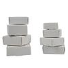 Crysdaralovebi 50pcs/lot Square White Handmade Candy Soap Box Jewelry Black Packing Gift Boxes Wedding Birthday Party Gifts Packaging Supplies (white,6x8.5x3cm) view 1