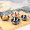 100Sets Clear Transparent Moon Cake Cupcake Packaging Box Christmas Wedding Party Cake Package Egg-Yolk Puff Container (100pcs) view 1