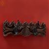 18" Decorative Wood Key Holder | 2 Hooks | Handmade Art - Wood view 2