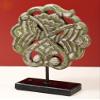 Exotic India 10" Wooden Table Decor | Handmade - Wood with Iron view 3