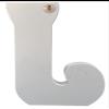 ABELOTS Large Distressed White Wash Alphabet Wall Decor Monogram Letter (J) view 4