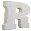 ABELOTS Large Wood Letter Distressed White Wash Alphabet Wall Dcor Monogram Letter Alphabet Letters Free Standing Letters Wall Letters(R) view 2