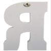 ABELOTS Large Wood Letter Distressed White Wash Alphabet Wall Dcor Monogram Letter Alphabet Letters Free Standing Letters Wall Letters(R) view 4