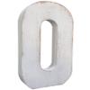 ABELOTS Large Wood Letter Distressed White Wash Alphabet Wall Dcor Monogram Letter Alphabet Letters Free Standing Letters Wall Letters (O) view 2