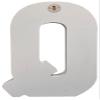 ABELOTS Large Wood Distressed White Wash Alphabet Wall Decor Monogram Letter - Free Standing Wall Letters (Q) view 4
