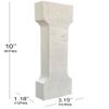 ABELOTS Large Wood Letter Distressed White Wash Alphabet Wall Decor Monogram Free Standing Letters (I) view 3