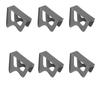 I-K-E-A MURVEL Shoe Organizer Rack Display Holder Stand Plastic Lightweight Gray, 4 Pack view 1
