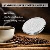 Reusable Coffee Pods, Washable Stainless Steel Refillable Coffee Powder Capsule for Senseo HD6592 Coffee Maker view 3