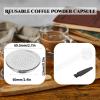 Reusable Coffee Pods, Washable Stainless Steel Refillable Coffee Powder Capsule for Senseo HD6592 Coffee Maker view 4