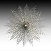 Sculpture titled"Starburst 128" view 1