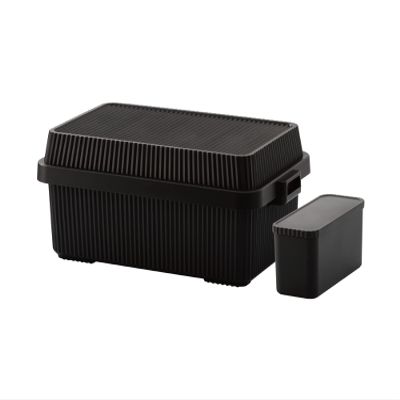 LIKE-IT STC-01S Durable Break-resistant Container, For Outdoor Use, Storage Box, Stacked Up Container, 103.5 gal (53 L), Inner Box, Storage Case, Outdoor Equipment, Camping, Load Capacity: 220.5 lbs