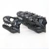 1pc 3" Obsidian Stone Carved Dinosaurs Tyrannosaurus Crystal Skull Crystal Healing Realistic Energy Reiki Gemstone Collectible Figurine view 1