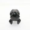 1pc 3" Natural Obsidian Stone Carved Eagle Skull Pendant Crystal Skull Crystal Healing Realistic Energy Reiki Gemstone Collectible Figurine view 2