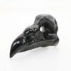 1pc 3" Natural Obsidian Stone Carved Eagle Skull Pendant Crystal Skull Crystal Healing Realistic Energy Reiki Gemstone Collectible Figurine view 4
