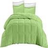 3 PC All Season Premium Solid Comforter Set, Oversized King -Moss Solid Lightweight Washable Bedding Quilted Set, 100% Egyptian Cotton Soft Down Alternative Comforter Set 500 GSM Fill Power view 1